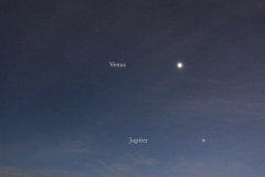 Four visible planets